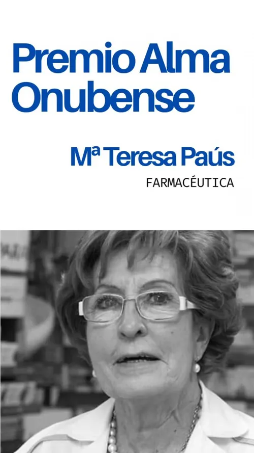María Teresa Paús — Premio Alma Onubense